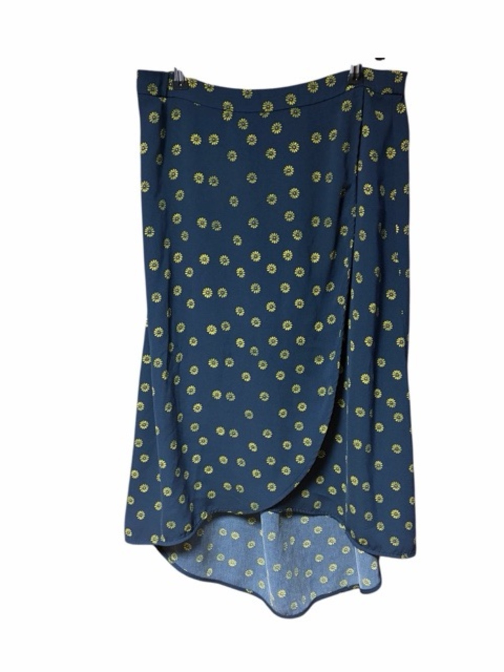 J.Crew Factory Daisy Faux‎ Wrap Hi-Lo Skirt